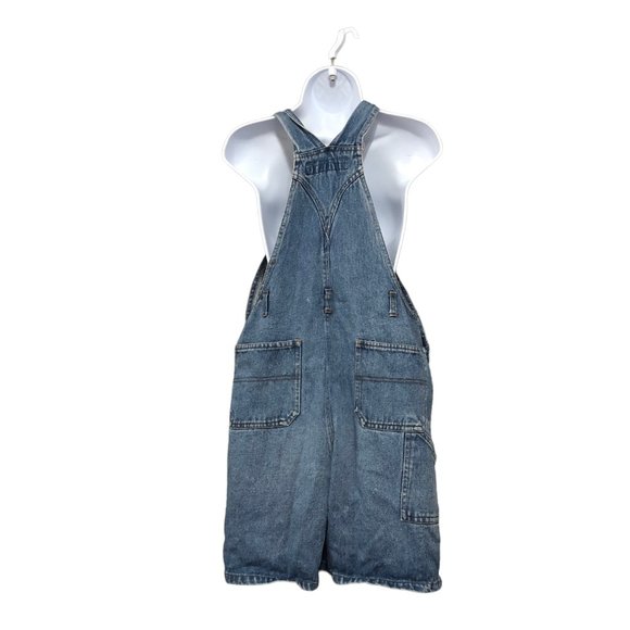 Vintage Denim Overall Shorts Size M - Picture 4 of 5